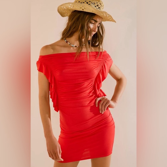 NEW Free People Nassau Mini | CORAL CHIC - Picture 1 of 4